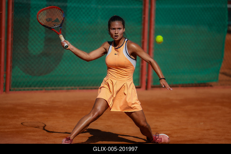 Women's tennis national championship final. (HU) Női tenis oszágos bajnokásg döntője.-stock-foto