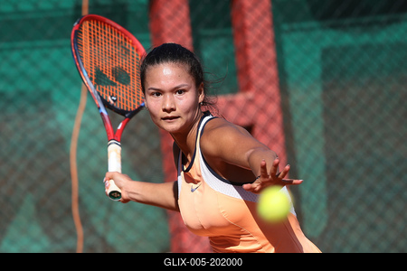 Women's tennis national championship final. (HU) Női tenis oszágos bajnokásg döntője.-stock-foto