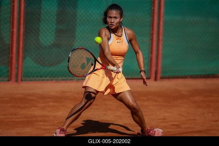 Women's tennis national championship final. (HU) Női tenis oszágos bajnokásg döntője.-stock-foto