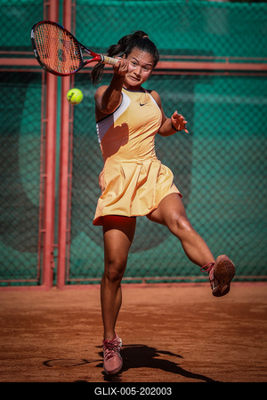 Women's tennis national championship final. (HU) Női tenis oszágos bajnokásg döntője.-stock-foto