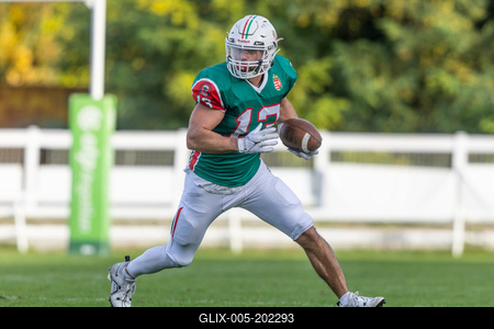 Hungary-Czech Republic IFAF Group A European Championship match-stock-foto