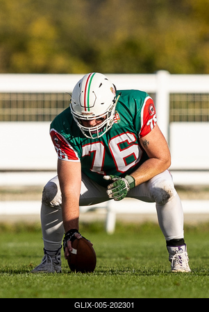 Hungary-Czech Republic IFAF Group A European Championship match-stock-foto