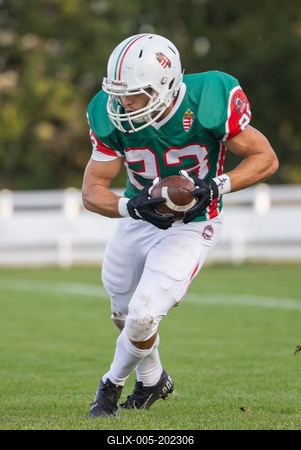 Hungary-Czech Republic IFAF Group A European Championship match-stock-foto