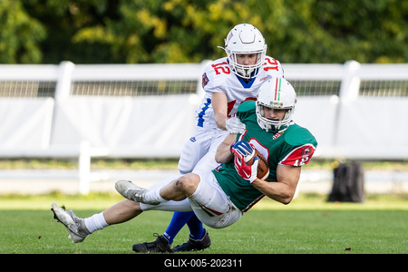 Hungary-Czech Republic IFAF Group A European Championship match-stock-foto
