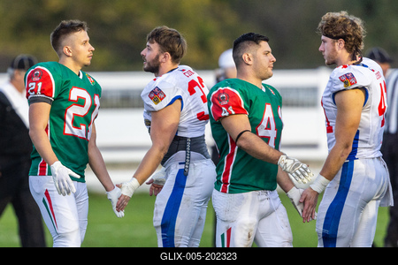 Hungary-Czech Republic IFAF Group A European Championship match-stock-foto