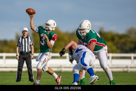 Hungary-Czech Republic IFAF Group A European Championship match-stock-foto