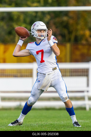 Hungary-Czech Republic IFAF Group A European Championship match-stock-foto