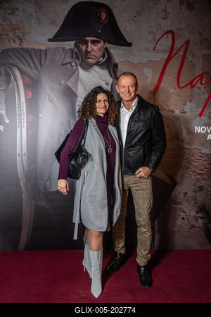 Napóleon film premier-stock-foto