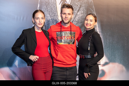 Ferrari film premier-stock-foto