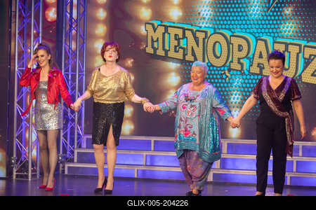 MENOPAUZA 300. előadása a Játékszínben.-stock-foto