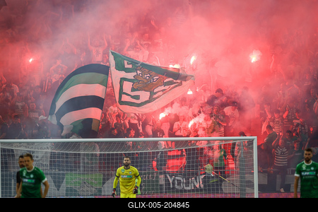 Ferencváros TC - Paks FC magyar kupa bajnoki döntő-stock-foto