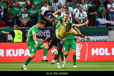 Ferencváros TC - Paks FC magyar kupa bajnoki döntő-stock-foto