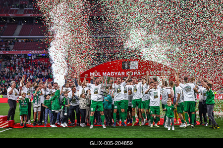 Ferencváros TC - Paks FC magyar kupa bajnoki döntő-stock-foto