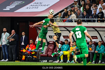 Ferencváros TC - Paks FC magyar kupa bajnoki döntő-stock-foto