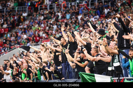 Ferencváros TC - Paks FC magyar kupa bajnoki döntő-stock-foto