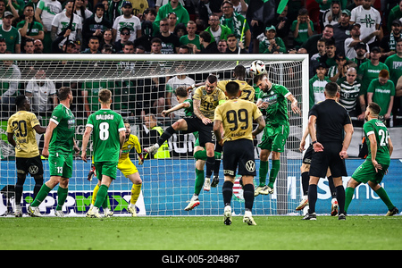 Ferencváros TC - Paks FC magyar kupa bajnoki döntő-stock-foto