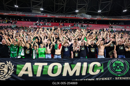 Ferencváros TC - Paks FC magyar kupa bajnoki döntő-stock-foto