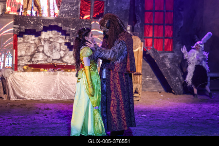 Ilyés Jenifer, Pintér Tibor-stock-foto