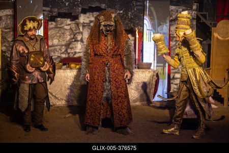 (b-j) Gábor Péter Yeti, Pintér Tibor, Mohácsi Márk-stock-foto