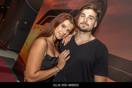 F1 film premier Budapesten.-stock-foto