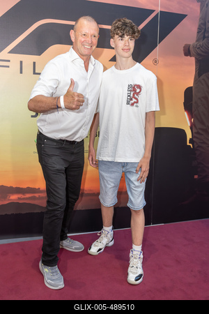 F1 film premier Budapesten.-stock-foto