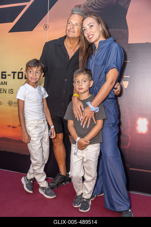 F1 film premier Budapesten.-stock-foto