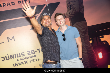F1 film premier Budapesten.-stock-foto