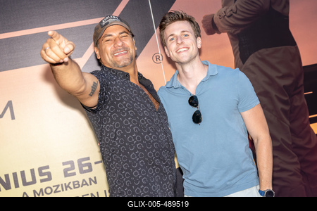 F1 film premier Budapesten.-stock-foto