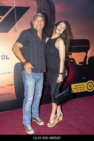F1 film premier Budapesten.-stock-foto