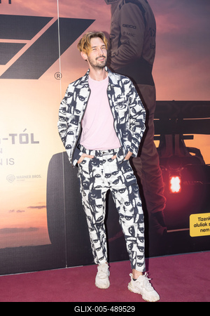 F1 film premier Budapesten.-stock-foto
