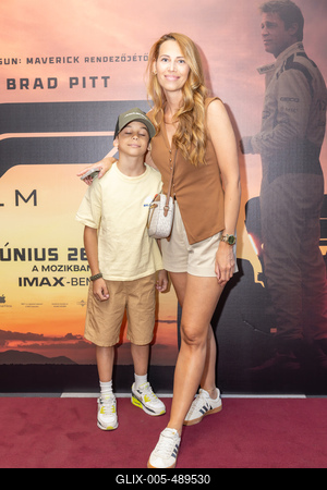 F1 film premier Budapesten.-stock-foto