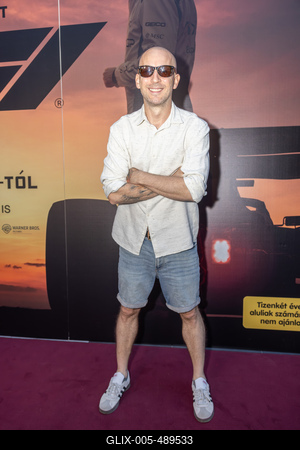 F1 film premier Budapesten.-stock-foto