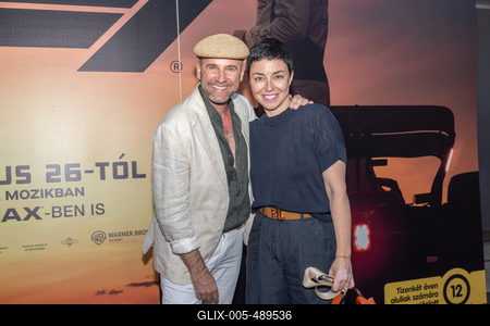 F1 film premier Budapesten.-stock-foto