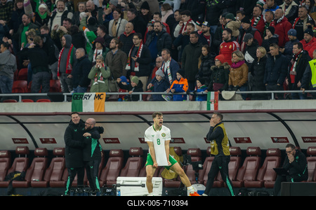 FBL-WC-2026-EUR-QUALIFIERS-HUN-IRL-stock-foto