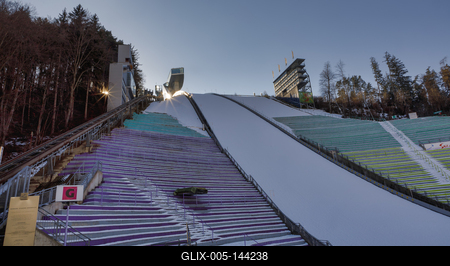 Winter in Innsbruck-stock-foto