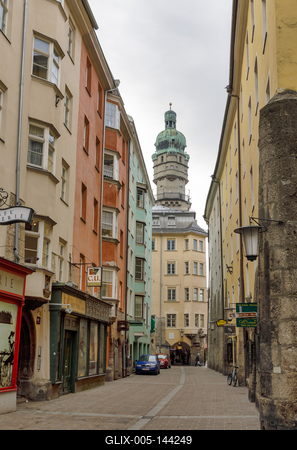 Winter in Innsbruck-stock-foto
