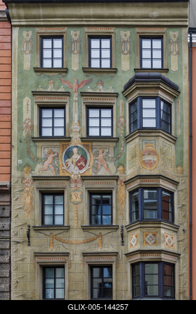 Winter in Innsbruck-stock-foto