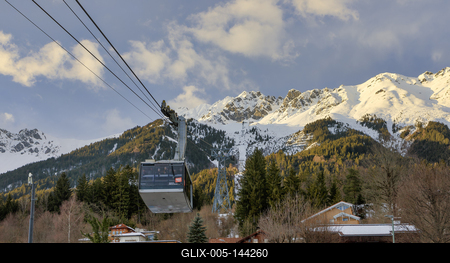 Winter in Innsbruck-stock-foto