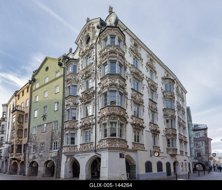 Winter in Innsbruck-stock-foto