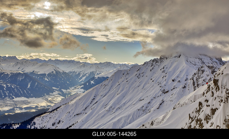 Winter in Innsbruck-stock-foto
