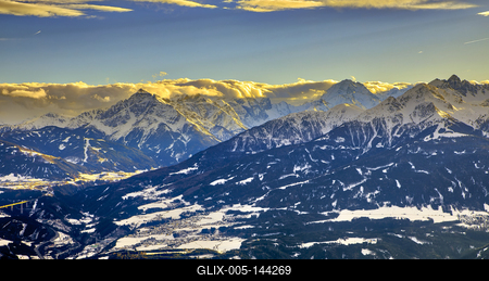 Winter in Innsbruck-stock-foto