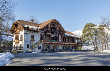 Winter in Innsbruck-stock-foto