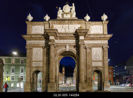 Winter in Innsbruck-stock-foto