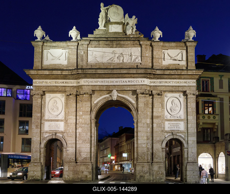 Winter in Innsbruck-stock-foto