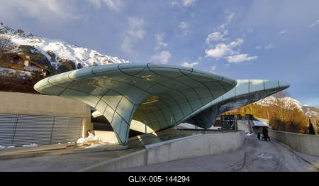 Winter in Innsbruck-stock-foto
