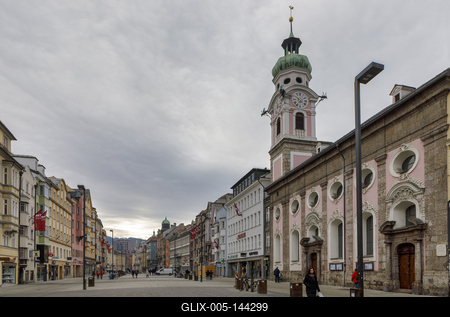 Winter in Innsbruck-stock-foto