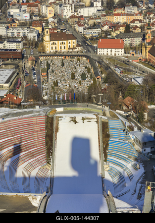 Winter in Innsbruck-stock-foto