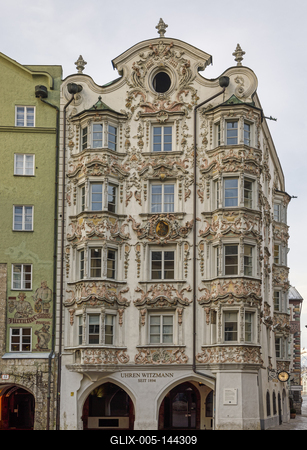 Winter in Innsbruck-stock-foto