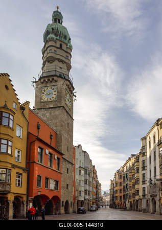 Winter in Innsbruck-stock-foto