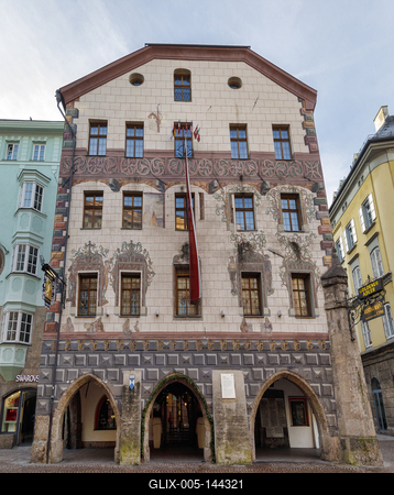 Winter in Innsbruck-stock-foto